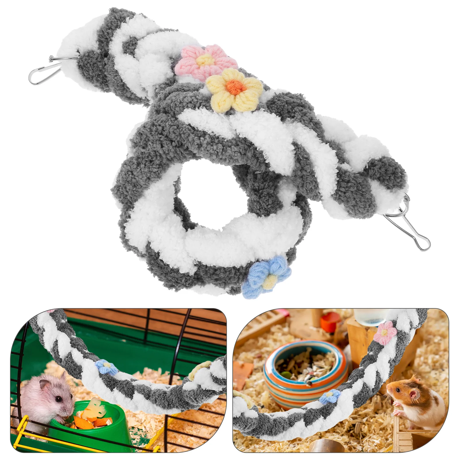 Squirrel Climbing Rope Toy Elastic Sugar Glider Ropes Toys Hamster Cage for Rats Bird Cages Colorful Decorative Items Ferret
Squirrel Climbing Rope Toy Elastic Sugar Glider Ropes Toys Hamster Cage for Rats Bird Cages Colorful Decorative Items Ferret