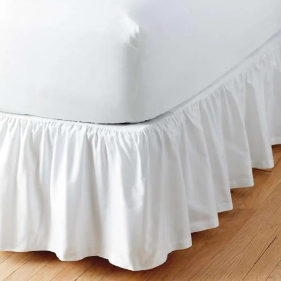 Bed Skirt with Split Corners, Soft Microfiber, 16 Inch Drop, Solid, Elegant Ruffled Design
Bed Skirt with Split Corners, Soft Microfiber, 16 Inch Drop, Solid, Elegant Ruffled Design