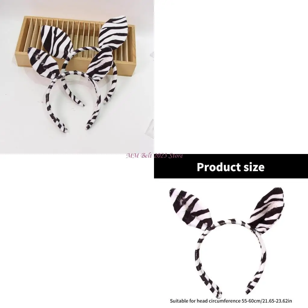 49ME Festive Headbands Daily Wear Stylish Zebras Ear for Christmas Halloween Party
49ME Festive Headbands Daily Wear Stylish Zebras Ear for Christmas Halloween Party