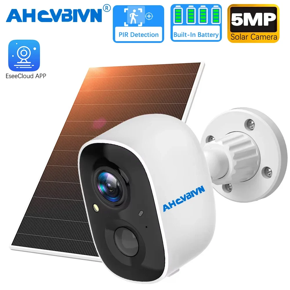EseeCloud Rechargeable Battery Power Wireless Security Indoor Outdoor WiFi Solar IP Camera 5MP PIR Human Detection Audio Record
EseeCloud Rechargeable Battery Power Wireless Security Indoor Outdoor WiFi Solar IP Camera 5MP PIR Human Detection Audio Record