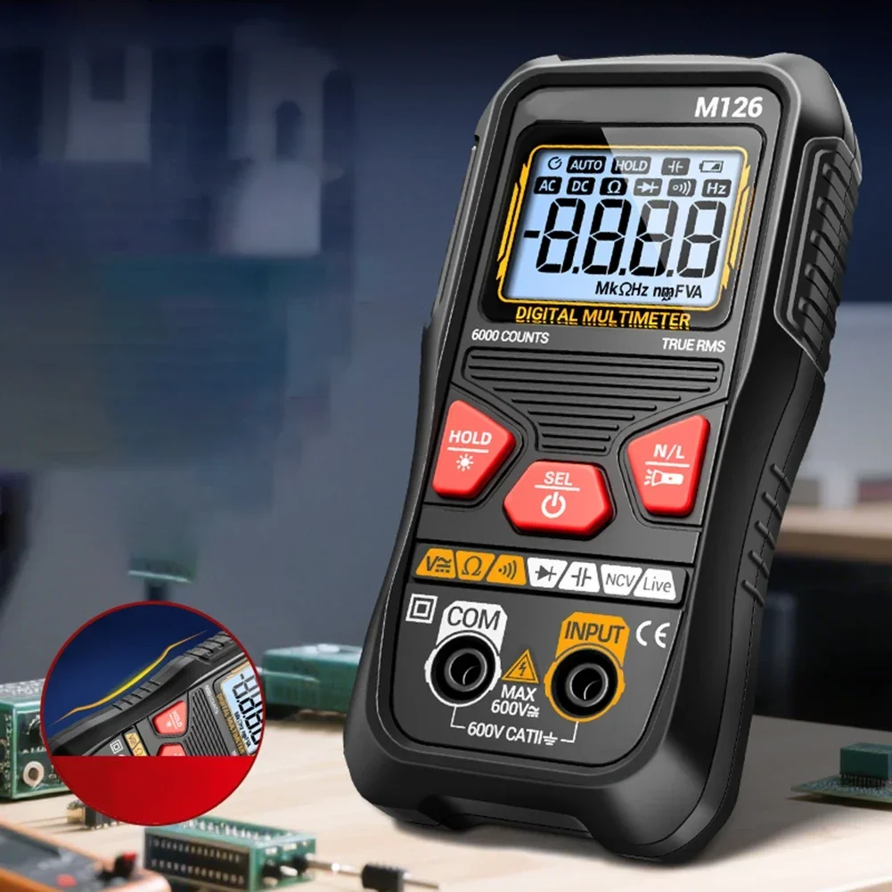 Multifunctional Multimeter Anti-burn Electrical Digital Display Fully Automatic All-in-one Function Digital Multimeter
Multifunctional Multimeter Anti-burn Electrical Digital Display Fully Automatic All-in-one Function Digital Multimeter