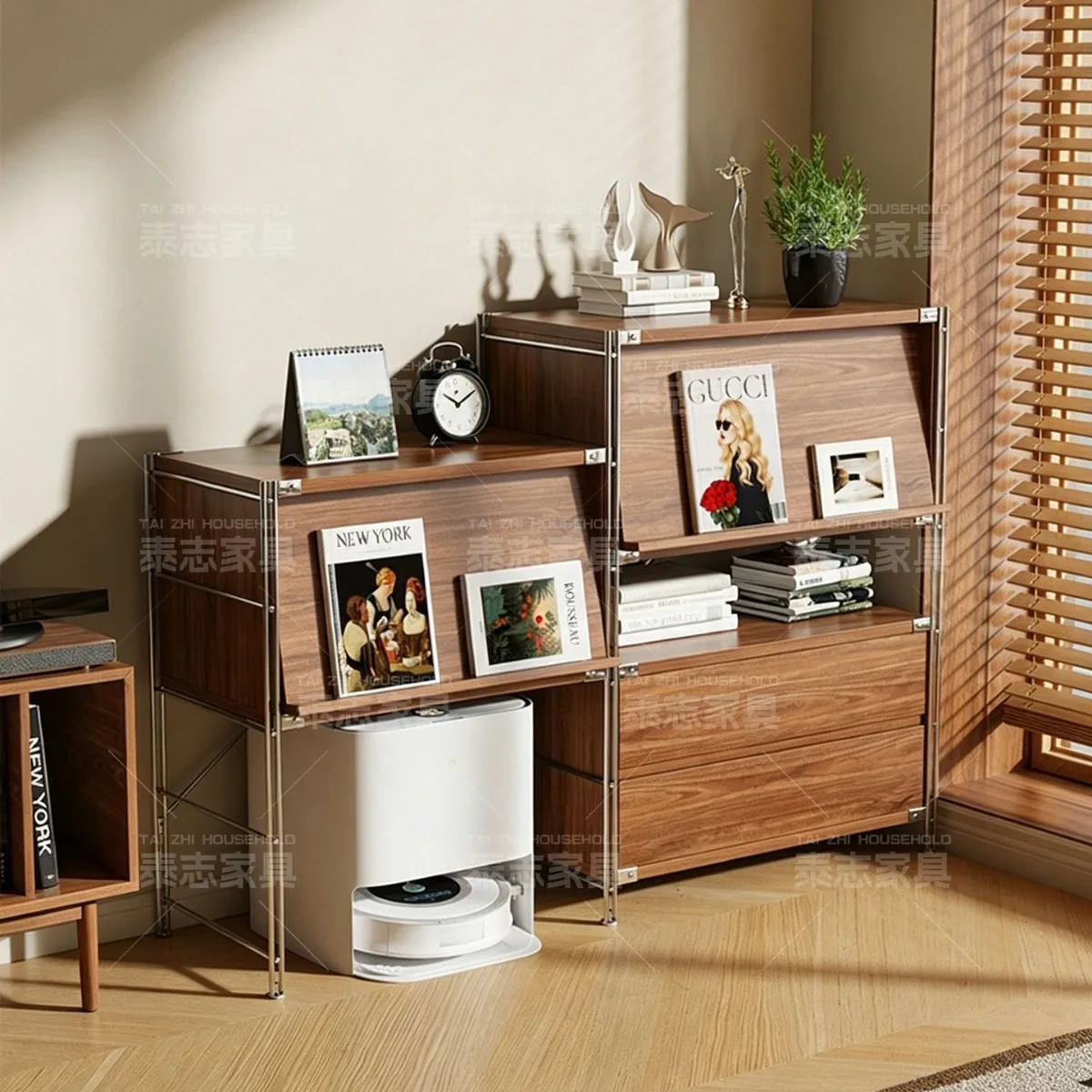 Medieval style open locker household multi-functional storage cabinet living room bedroom combination side cabinet floor storage
Medieval style open locker household multi-functional storage cabinet living room bedroom combination side cabinet floor storage