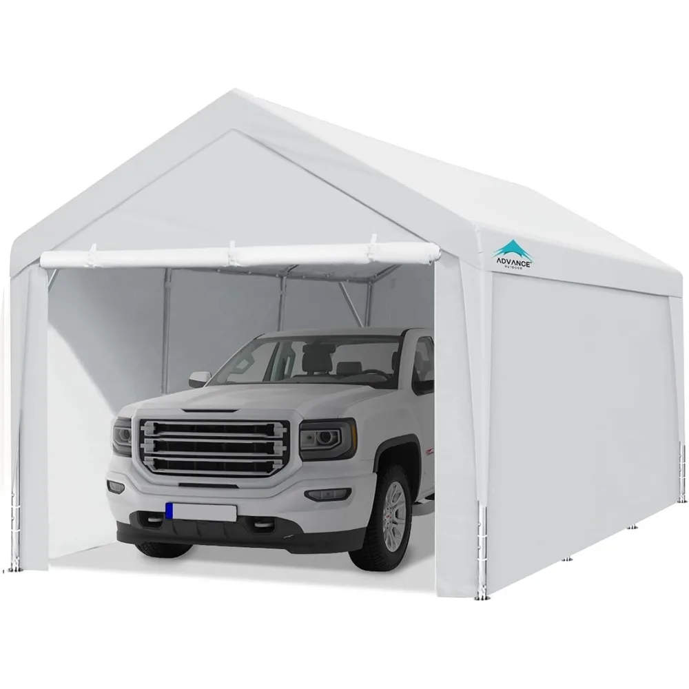 12x20 ft Heavy Duty Carport Garage Shelter, Adjustable Height (6.5-11ft) Waterproof Canopy with Removable Sidewalls for Cars,
12x20 ft Heavy Duty Carport Garage Shelter, Adjustable Height (6.5-11ft) Waterproof Canopy with Removable Sidewalls for Cars,