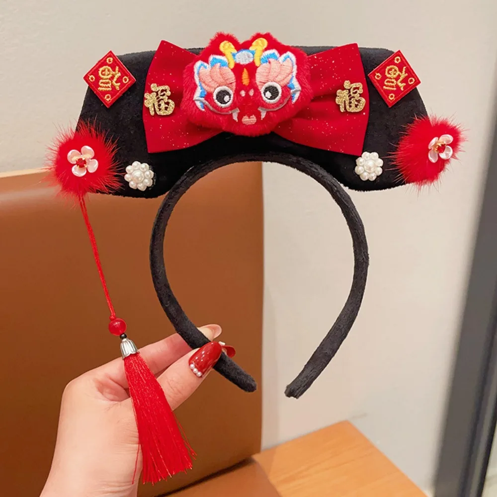 Flower Chinese Style Headwear Snake Year Tassel Ancient Style Gege Headband Princess Hair Hoop Lion Dance Hanfu Headwear
Flower Chinese Style Headwear Snake Year Tassel Ancient Style Gege Headband Princess Hair Hoop Lion Dance Hanfu Headwear