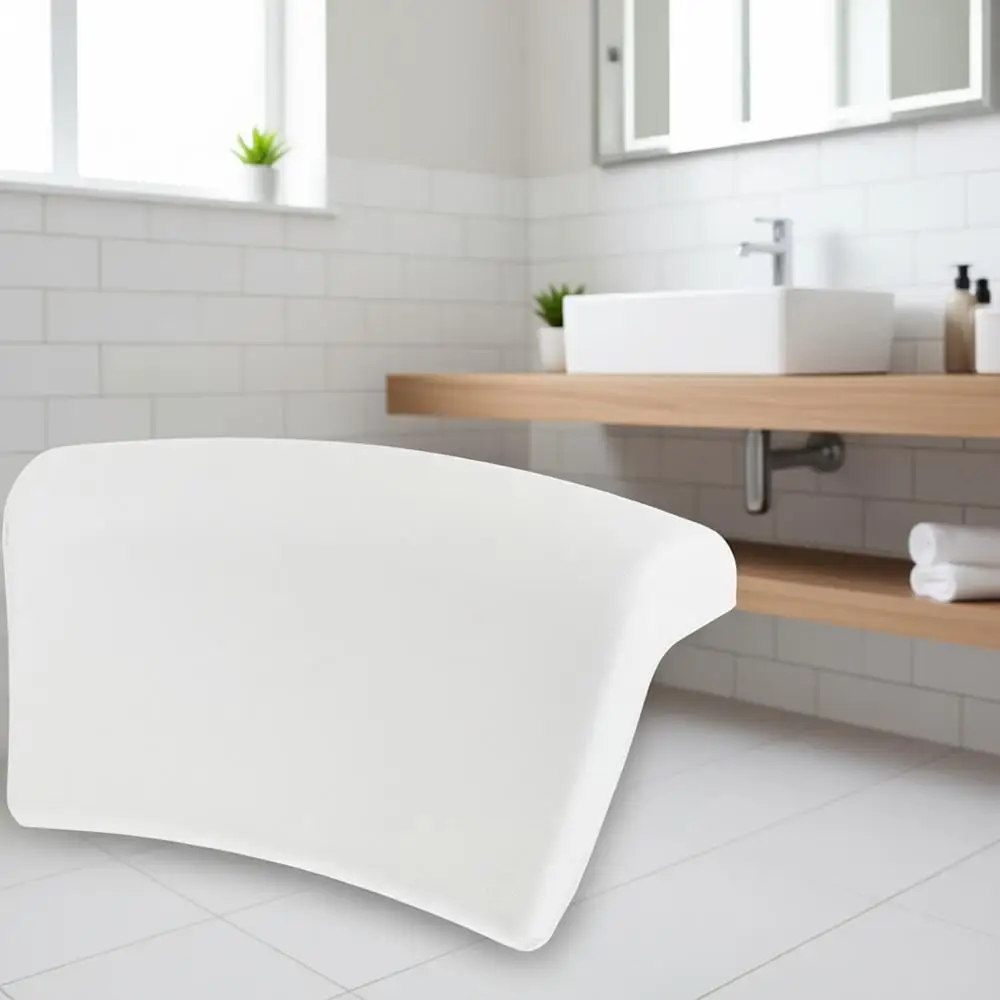 Белая водонепроницаемая подушка для ванны — мягкий волнистый дизайн для комфортного купания дома, в отеле или спа (11,59'' x 5,70'')
Белая водонепроницаемая подушка для ванны — мягкий волнистый дизайн для комфортного купания дома, в отеле или спа (11,59'' x 5,70'')