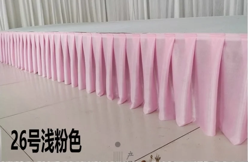 0.8x3M Ice Silk Fabric Table Skirts Party Transparent White Pleated Wedding Tablecloth Cover Skirting Birthday Baby Shower
0.8x3M Ice Silk Fabric Table Skirts Party Transparent White Pleated Wedding Tablecloth Cover Skirting Birthday Baby Shower