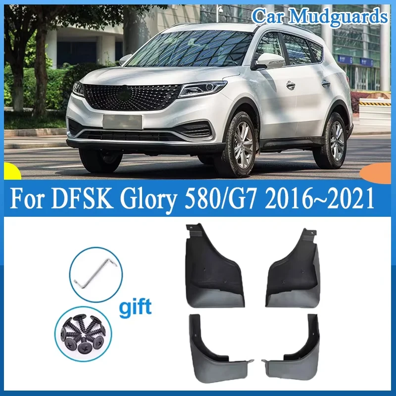 4PCS For Fengon 580 MK1 DFSK Glory 580 G7 Glory i-Auto Accessories 2016~2021 Car Mudguard Mudflap Splash-proof Mud Flaps Fenders
4PCS For Fengon 580 MK1 DFSK Glory 580 G7 Glory i-Auto Accessories 2016~2021 Car Mudguard Mudflap Splash-proof Mud Flaps Fenders