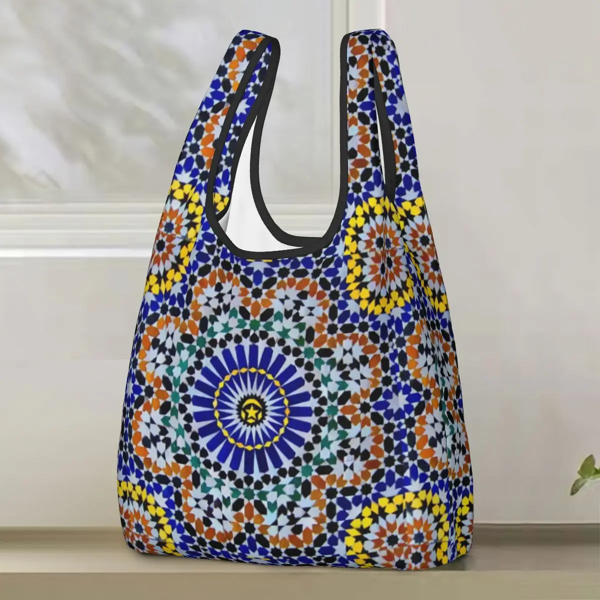 Арабская плитка, марокканская мозаика, сумка для покупок, портативные сумки-тоут, складная сумка-шоппер на плечо, продуктовая сумка
Арабская плитка, марокканская мозаика, сумка для покупок, портативные сумки-тоут, складная сумка-шоппер на плечо, продуктовая сумка