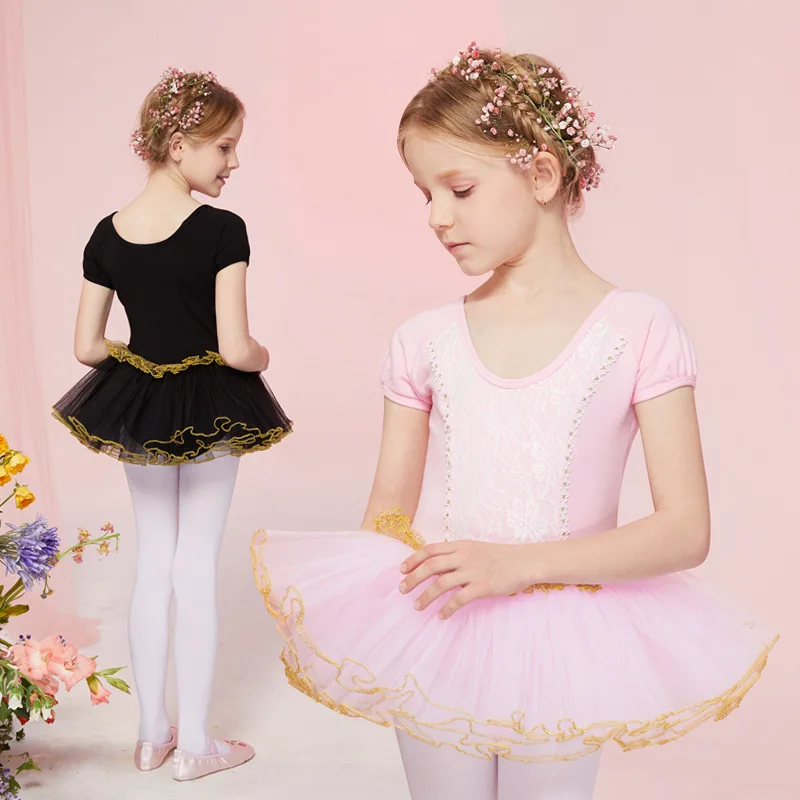 New Girls Ballerina Ballet Tutu Dress Kids Summer Short Sleeve Lace Ruffle Dancewear Lace Flower Leotard for Fairy Prom Party
New Girls Ballerina Ballet Tutu Dress Kids Summer Short Sleeve Lace Ruffle Dancewear Lace Flower Leotard for Fairy Prom Party
