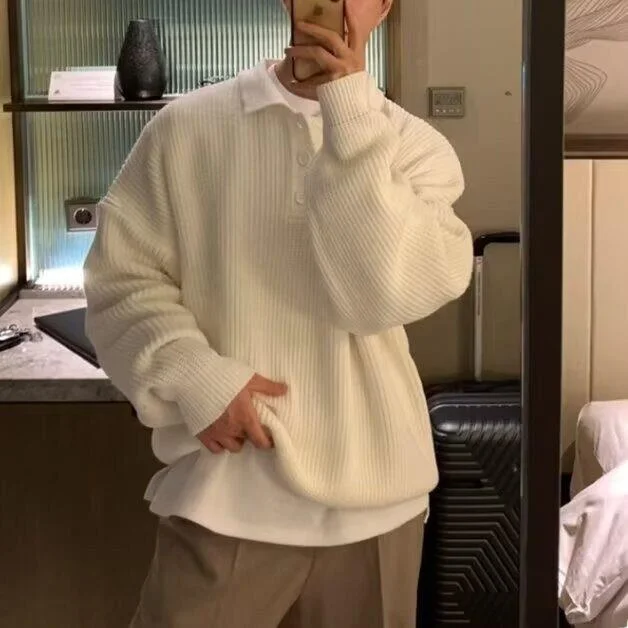 Laid-back Style American Retro Pure Color Neck Knitwear Oversize Inner Wear Boys Casual Long Sleeve Polyester Blend
Laid-back Style American Retro Pure Color Neck Knitwear Oversize Inner Wear Boys Casual Long Sleeve Polyester Blend