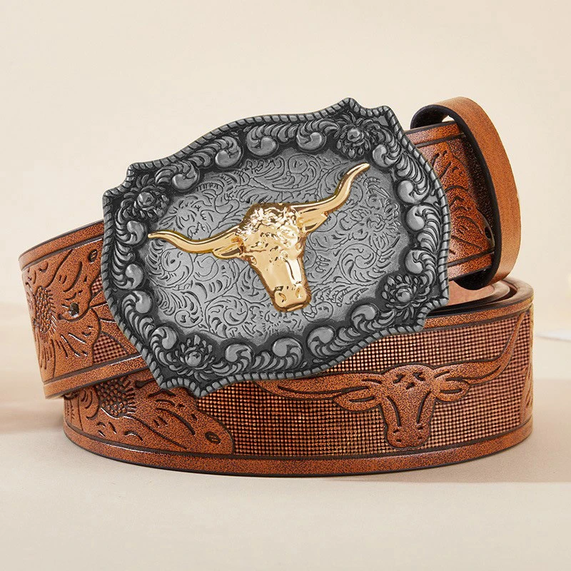 2026 New Men's Western Cowboy Belt - Cool Handsome Black PU BELT Material Embossed Design and Stylish Alloy Buckle Men Belt
2026 New Men's Western Cowboy Belt - Cool Handsome Black PU BELT Material Embossed Design and Stylish Alloy Buckle Men Belt