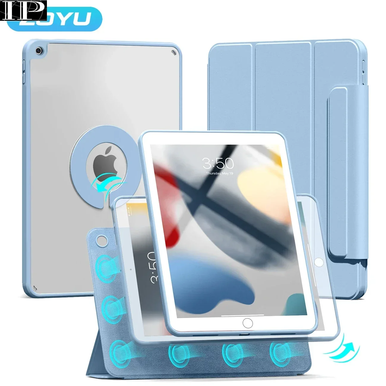 For iPad 10 10.9 inch 2022 mini 6 720° Detachable Magnetic Folding Case,For iPad Pro 11 12.9 Air 4/5 10.2 7/8/9th Gen Cover
For iPad 10 10.9 inch 2022 mini 6 720° Detachable Magnetic Folding Case,For iPad Pro 11 12.9 Air 4/5 10.2 7/8/9th Gen Cover