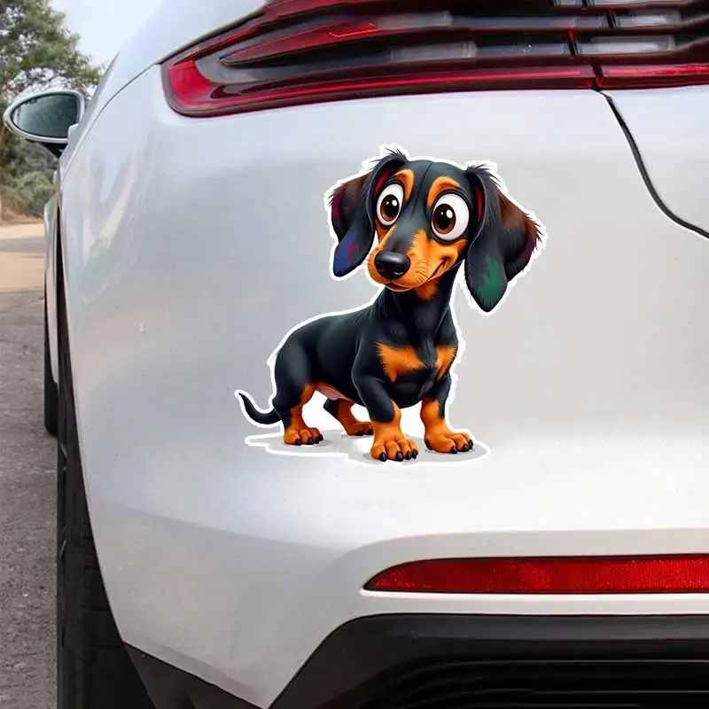 Cartoon Dachshund Car Sticker Waterproof Vinyl Decal on Bumper Rear Window Laptop Self-adhesive Decal For Car Accessories Y876
Cartoon Dachshund Car Sticker Waterproof Vinyl Decal on Bumper Rear Window Laptop Self-adhesive Decal For Car Accessories Y876