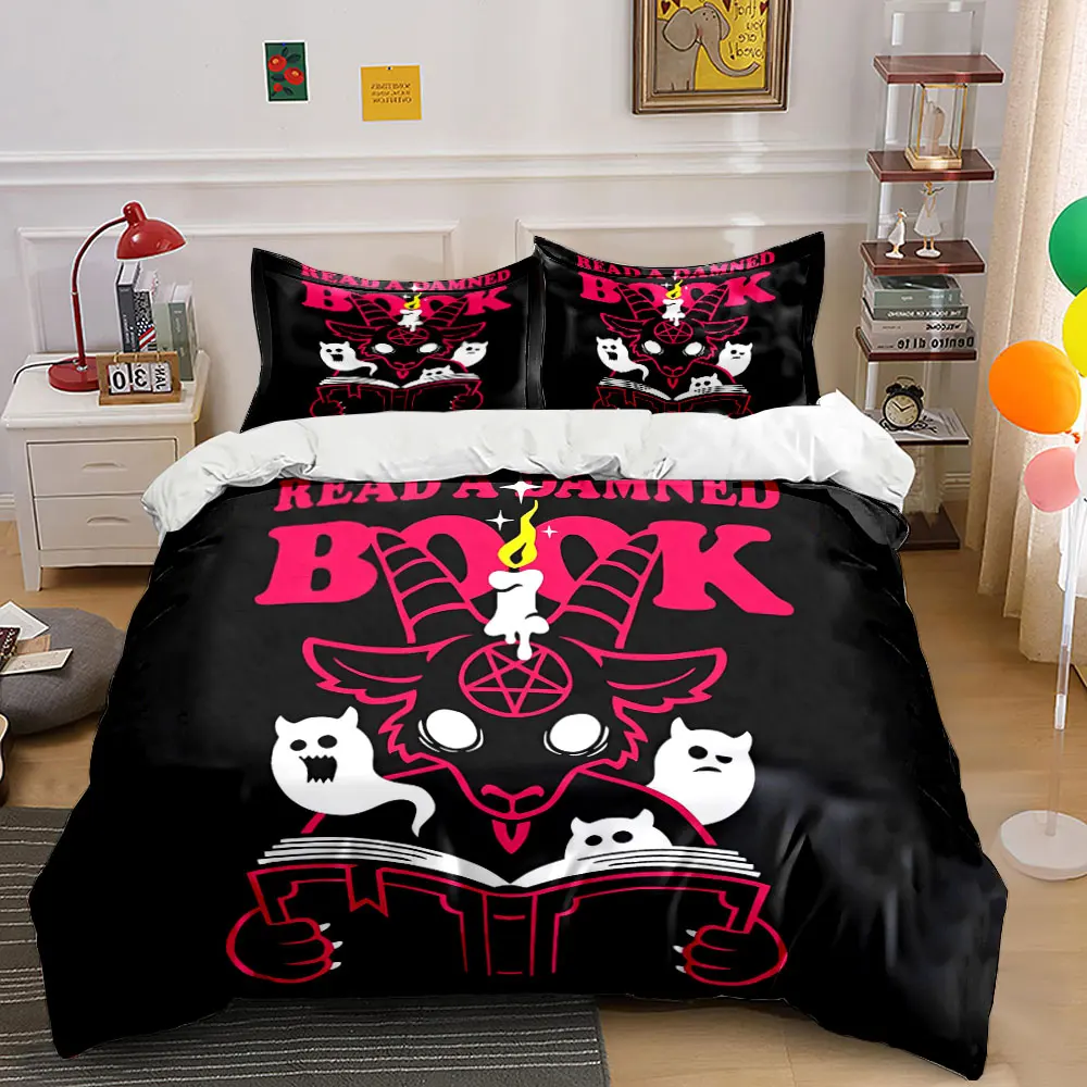 "Vintage Goat Reading Decor Set" Bedding Set with 1 Duvet Cover 2 Pillowcases Single Double King Queen, Gift
"Vintage Goat Reading Decor Set" Bedding Set with 1 Duvet Cover 2 Pillowcases Single Double King Queen, Gift