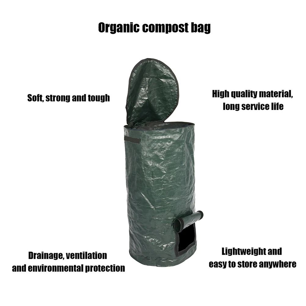 Compost Bag Reusable Large Volume Trash Bucket with Cover Fermentation Waste Storage Leaf Collection Eco Friendly Durable Garden
Compost Bag Reusable Large Volume Trash Bucket with Cover Fermentation Waste Storage Leaf Collection Eco Friendly Durable Garden