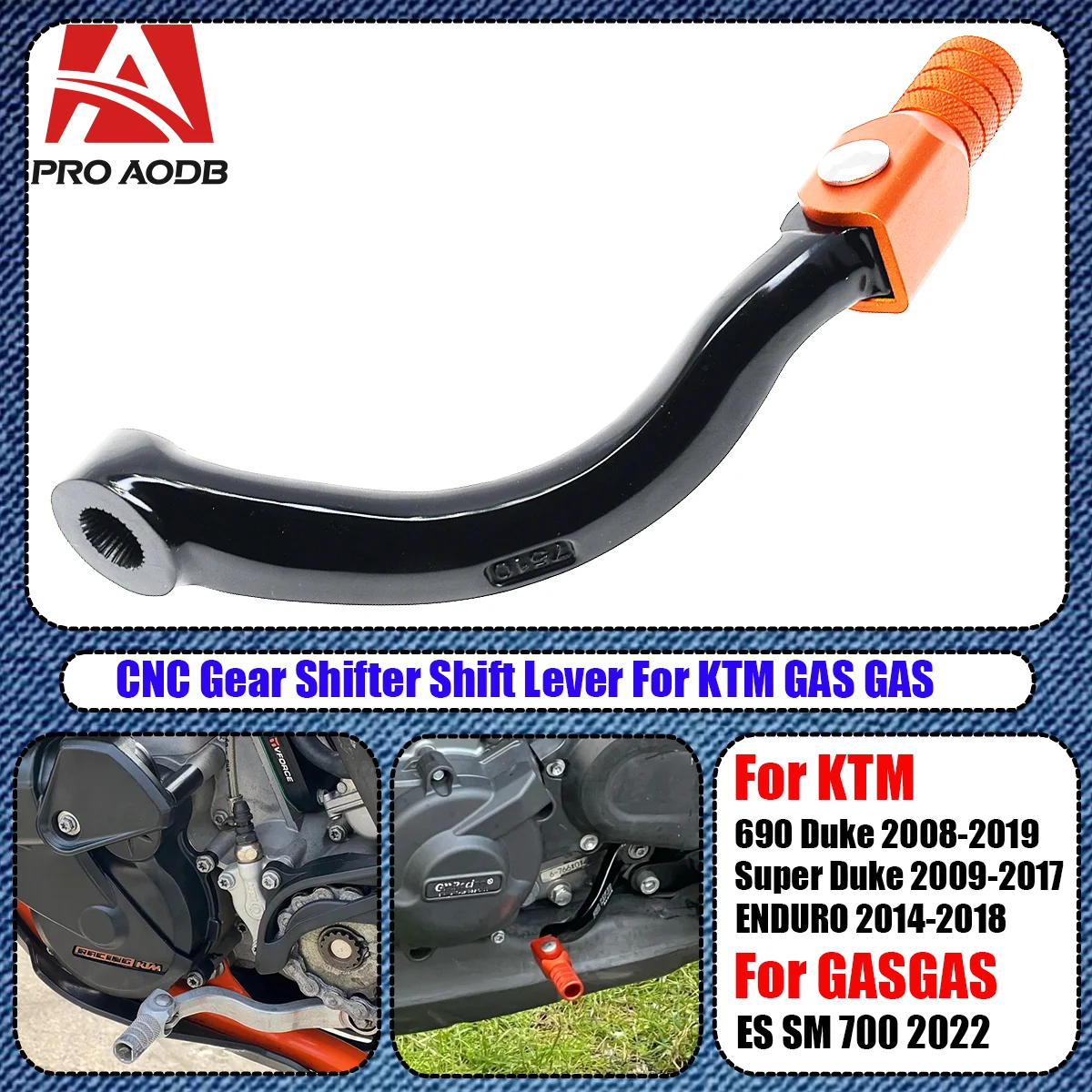 Motorcycle CNC Aluminum Billet Gear Shifter Shift Lever For KTM SX EXC TPI XC XC-W SX-F EXC-F XC-F XCF-W 125 250 350 450 505
Motorcycle CNC Aluminum Billet Gear Shifter Shift Lever For KTM SX EXC TPI XC XC-W SX-F EXC-F XC-F XCF-W 125 250 350 450 505