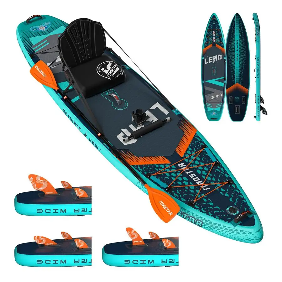 Lead 1235 1133 Inflatable Stand Up Paddle Board Premium SUP Board Kit with 5 Fins Ultra Stable Wide Paddleboard for Adults amp
Lead 1235 1133 Inflatable Stand Up Paddle Board Premium SUP Board Kit with 5 Fins Ultra Stable Wide Paddleboard for Adults amp