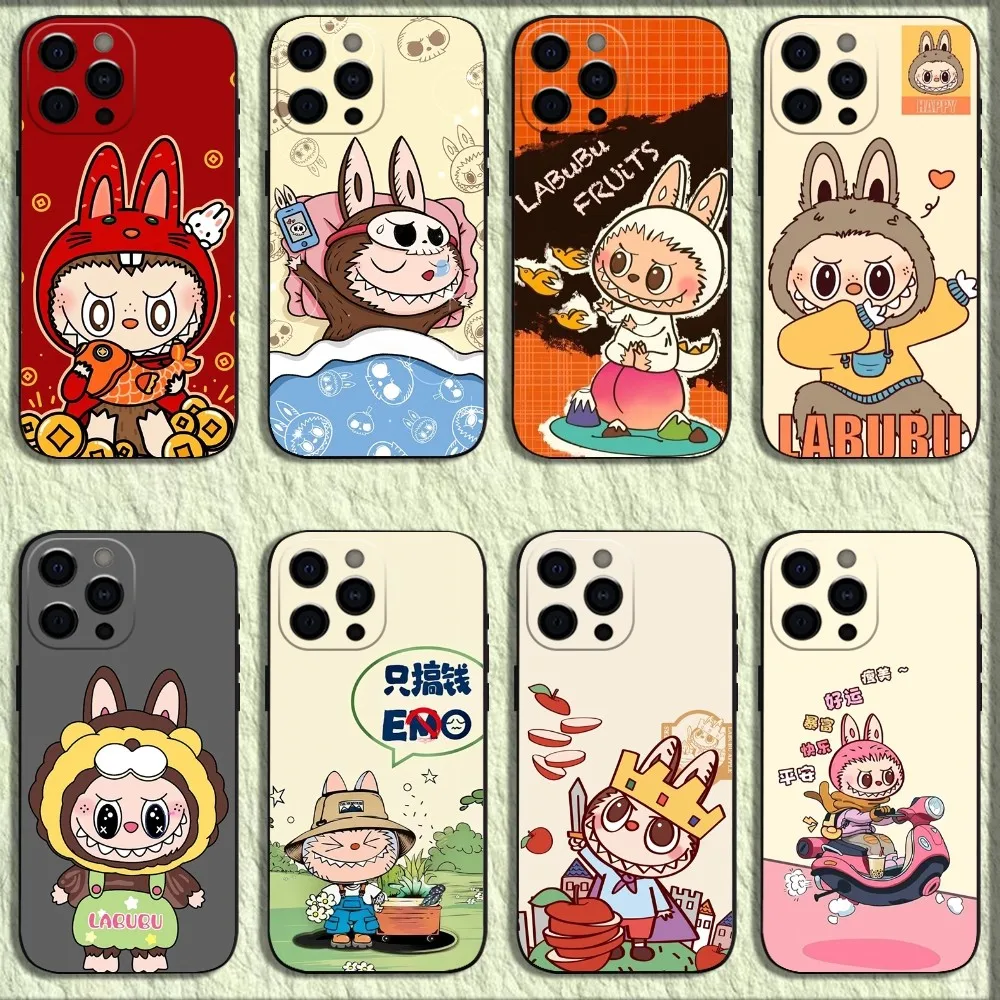 Cartoon L-Labubu Cute Phone Case For iPhone 16,15,14,13,12,11,Pro,X,XS,Max,XR,Plus,Mini Soft Black Cover
Cartoon L-Labubu Cute Phone Case For iPhone 16,15,14,13,12,11,Pro,X,XS,Max,XR,Plus,Mini Soft Black Cover