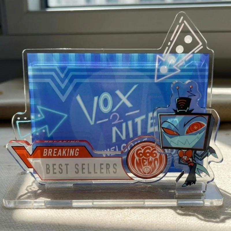 Stand For Hazbin HoteL Alastor Husk Vox Vee Original Acrylic Self made Cute Cartoon Anime Pendant Toy Gift
Stand For Hazbin HoteL Alastor Husk Vox Vee Original Acrylic Self made Cute Cartoon Anime Pendant Toy Gift