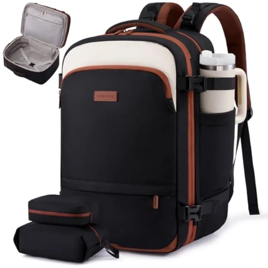 Travel Backpack for Women, 45L Expandable Large Carry On Backpack, Personal Item Travel Bag Flight Approved, Business Weekender
Travel Backpack for Women, 45L Expandable Large Carry On Backpack, Personal Item Travel Bag Flight Approved, Business Weekender
