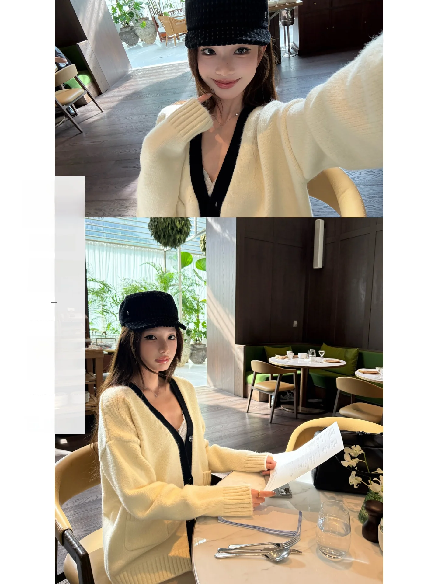 Yangzifan Color Blo V-Ne Knitwear Women's Loose Fit Long Sve Cardigan Coat with Big kets Casual Sle Spring Faion
Yangzifan Color Blo V-Ne Knitwear Women's Loose Fit Long Sve Cardigan Coat with Big kets Casual Sle Spring Faion