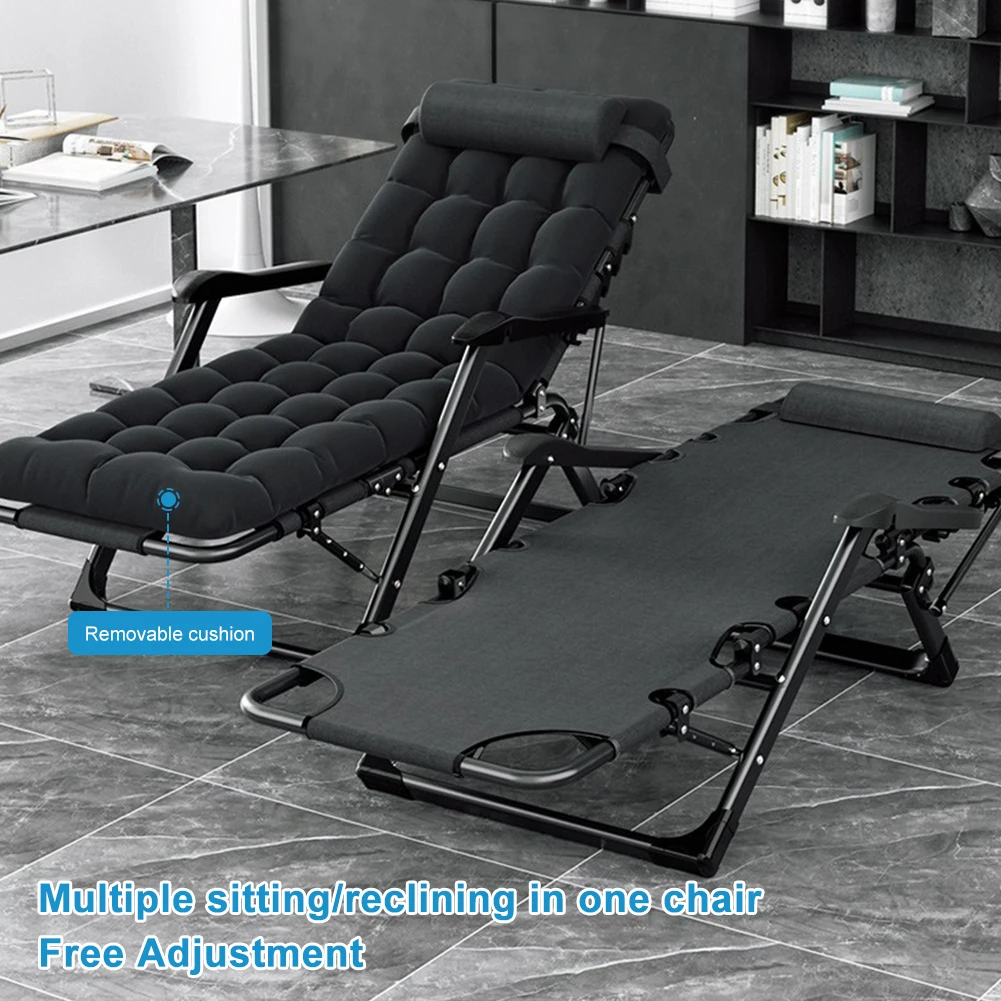 Indoor Outdoor Recliner With Headrest Cushion Lawn Lounge Gravity Camping Folding Recliner Foldable Lounge Chair for Home Office
Indoor Outdoor Recliner With Headrest Cushion Lawn Lounge Gravity Camping Folding Recliner Foldable Lounge Chair for Home Office