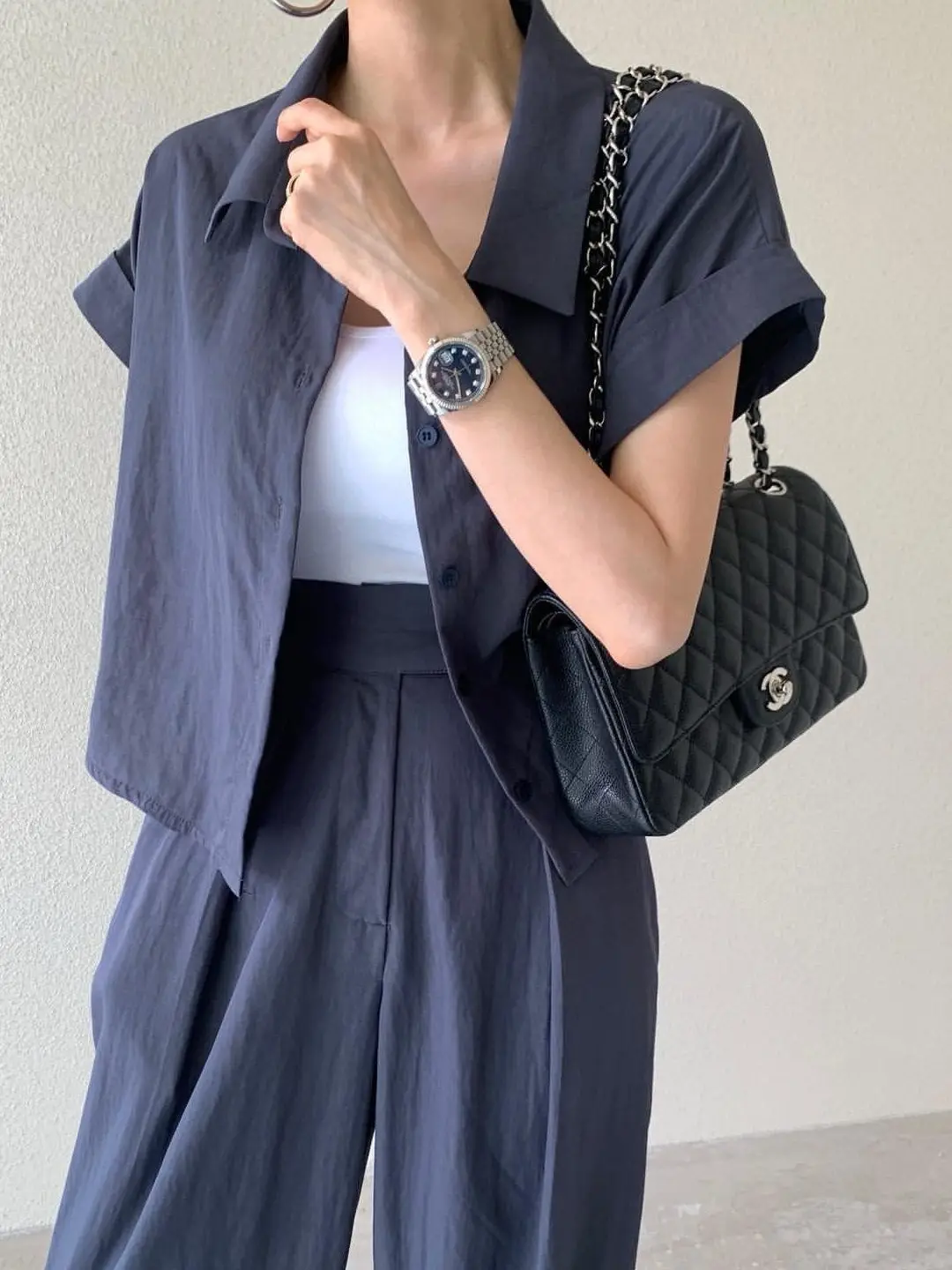 Loose Elastic High Waist Straight Leg Pants Shirt Set Women's Summer Fashion Casual Breathable Lightweight Cotton Button up
Loose Elastic High Waist Straight Leg Pants Shirt Set Women's Summer Fashion Casual Breathable Lightweight Cotton Button up