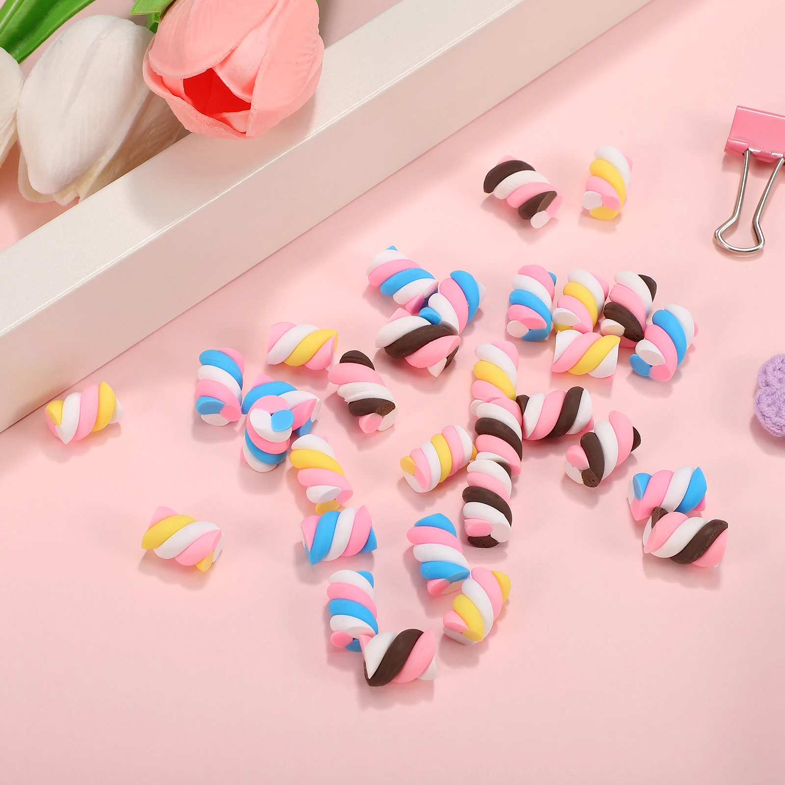 30 pcs Candy Pottery Accessories for Stationery Box DIY Phone Shell Craft Material Non Diy Phone Shell Material Fading Durable
30 pcs Candy Pottery Accessories for Stationery Box DIY Phone Shell Craft Material Non Diy Phone Shell Material Fading Durable