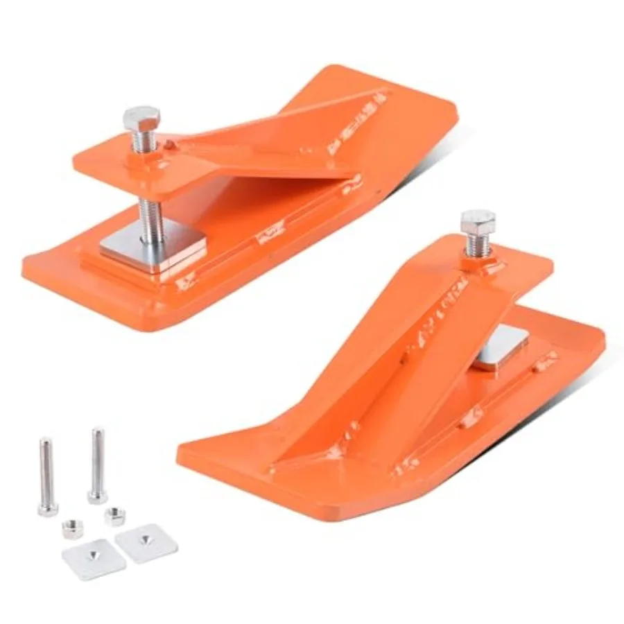 Doppy 2Pcs Tractor Bucket Edge Protector, 3/8'' Thick Snow Skid Tamer, Hex Lock Nuts and Bolts Included for Snow Removal, Leave
Doppy 2Pcs Tractor Bucket Edge Protector, 3/8'' Thick Snow Skid Tamer, Hex Lock Nuts and Bolts Included for Snow Removal, Leave