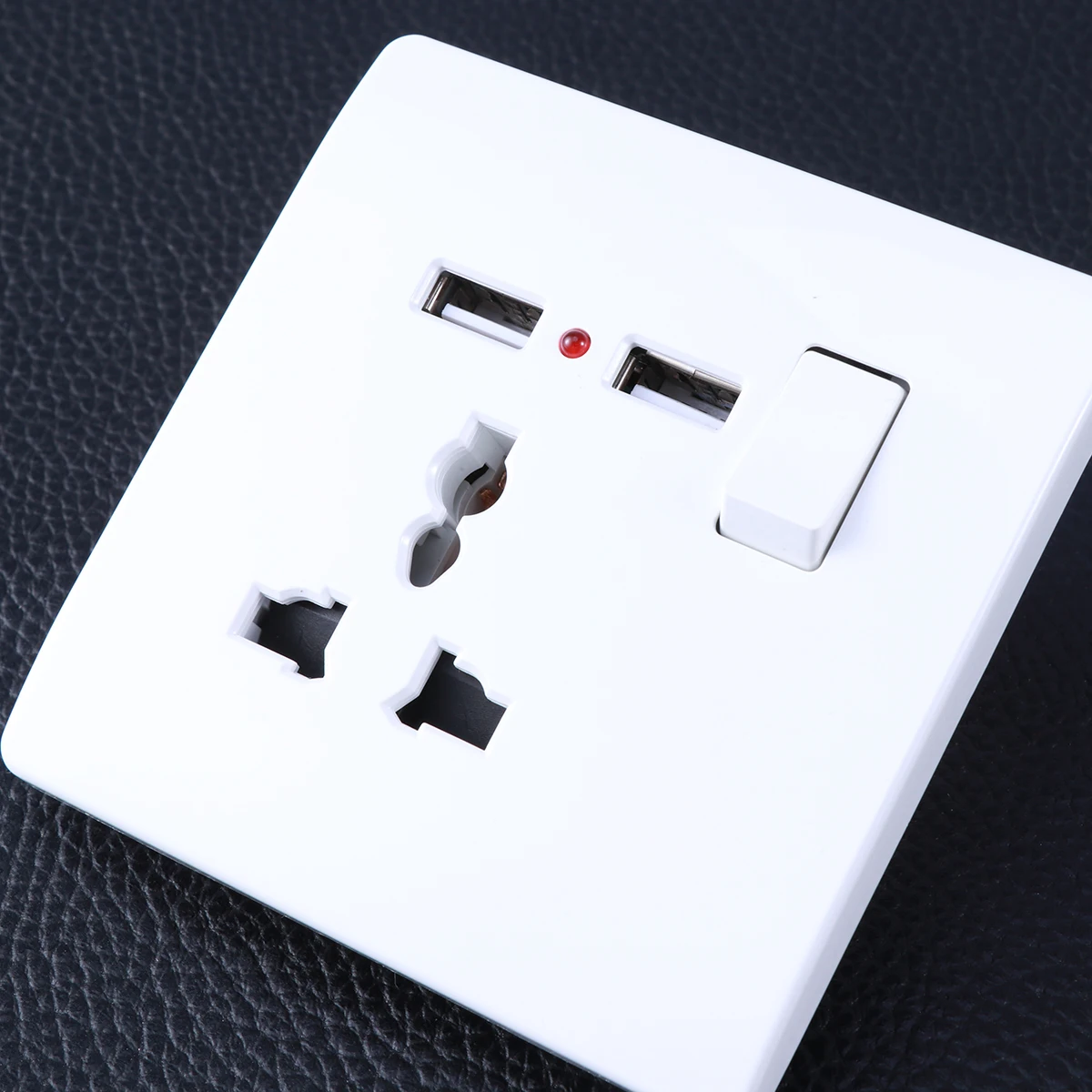 Dual USB Wall Outlet 2A Output Power Socket for Multiple Devices Universal Plug Adapter White Plate Board On/Off Switch
Dual USB Wall Outlet 2A Output Power Socket for Multiple Devices Universal Plug Adapter White Plate Board On/Off Switch