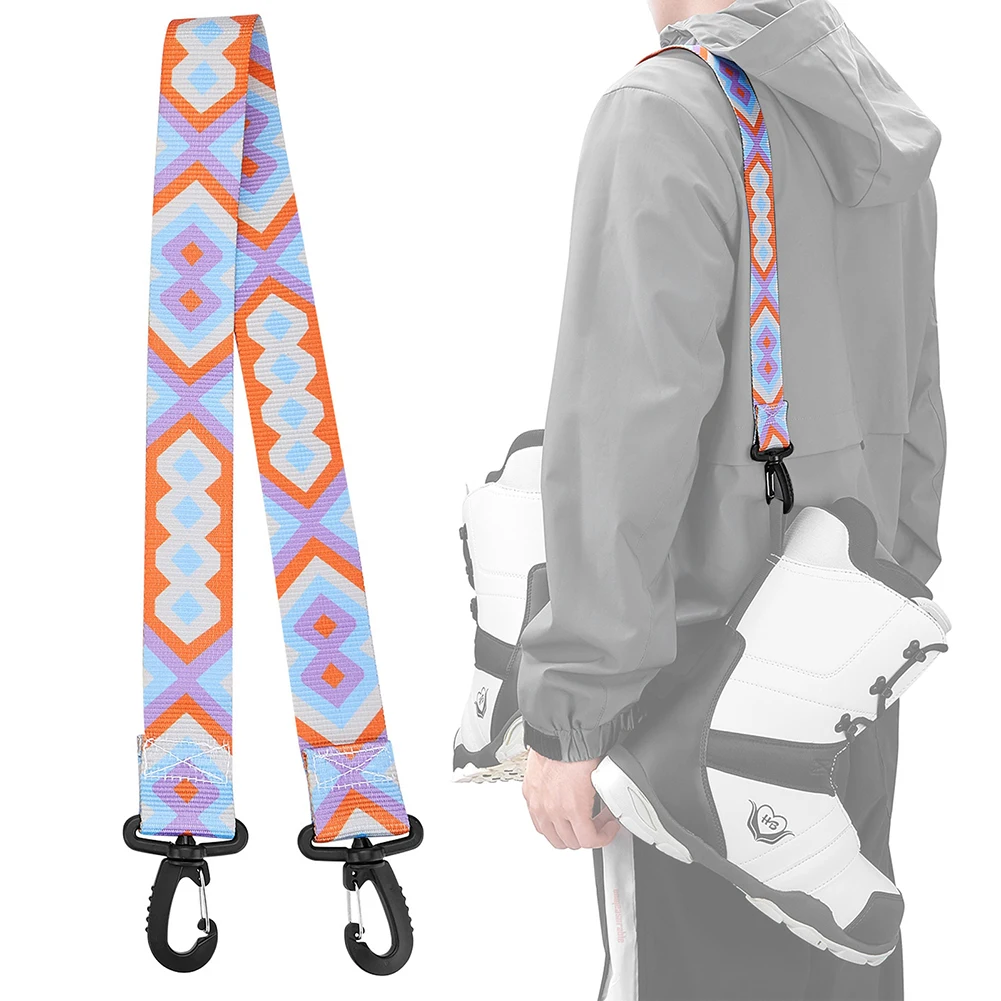 Nylon Snowboard Shoulder Strap Thickened Handle Fastener Straps Portable Fixing Protect with Hook for Men Women Skiing Equipment
Nylon Snowboard Shoulder Strap Thickened Handle Fastener Straps Portable Fixing Protect with Hook for Men Women Skiing Equipment