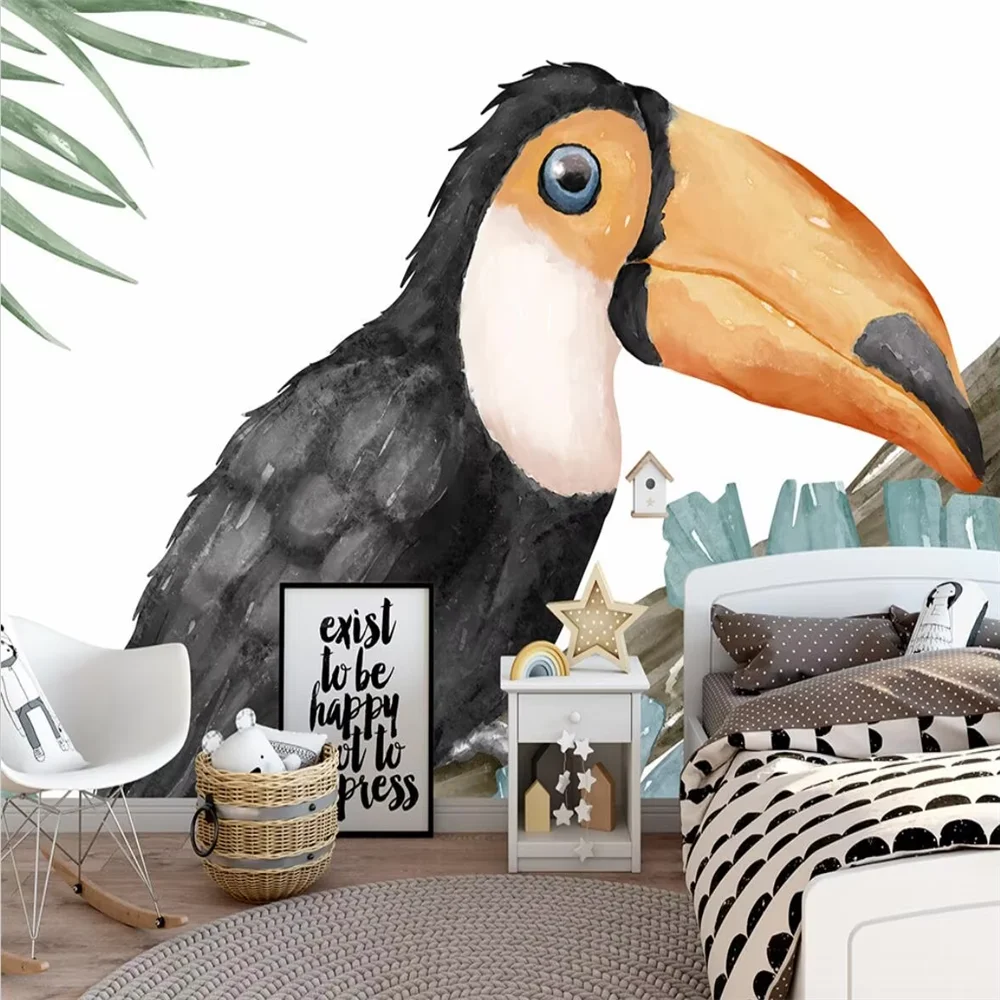 Custom parrot toucan wall papers home decor TV background murals wallpapers for living room bedroom mural 3d photo wallpaper
Custom parrot toucan wall papers home decor TV background murals wallpapers for living room bedroom mural 3d photo wallpaper