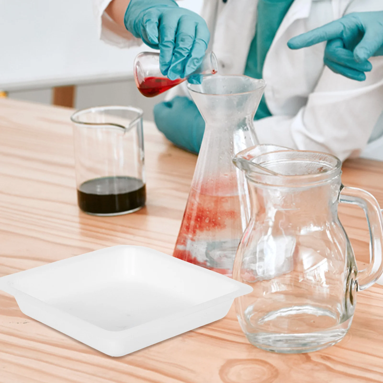 10pcs Plastic Weighing Dishes Transparent Lightweight Reusable Lab Weigh Boats For Powder Liquid Food Samples Anti-Spill
10pcs Plastic Weighing Dishes Transparent Lightweight Reusable Lab Weigh Boats For Powder Liquid Food Samples Anti-Spill