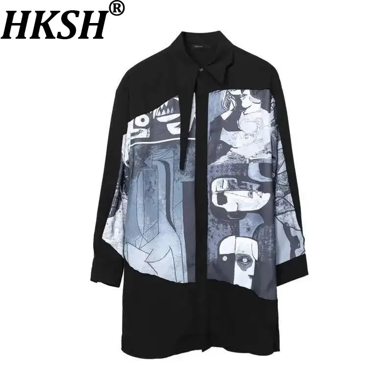 HKSH оригинальный дизайн для мужчин Tide весна лето новая модная модная рубашка темный стиль рубашки с принтом в стиле ретро с длинным рукавом шикарный топ HK0037
HKSH оригинальный дизайн для мужчин Tide весна лето новая модная модная рубашка темный стиль рубашки с принтом в стиле ретро с длинным рукавом шикарный топ HK0037