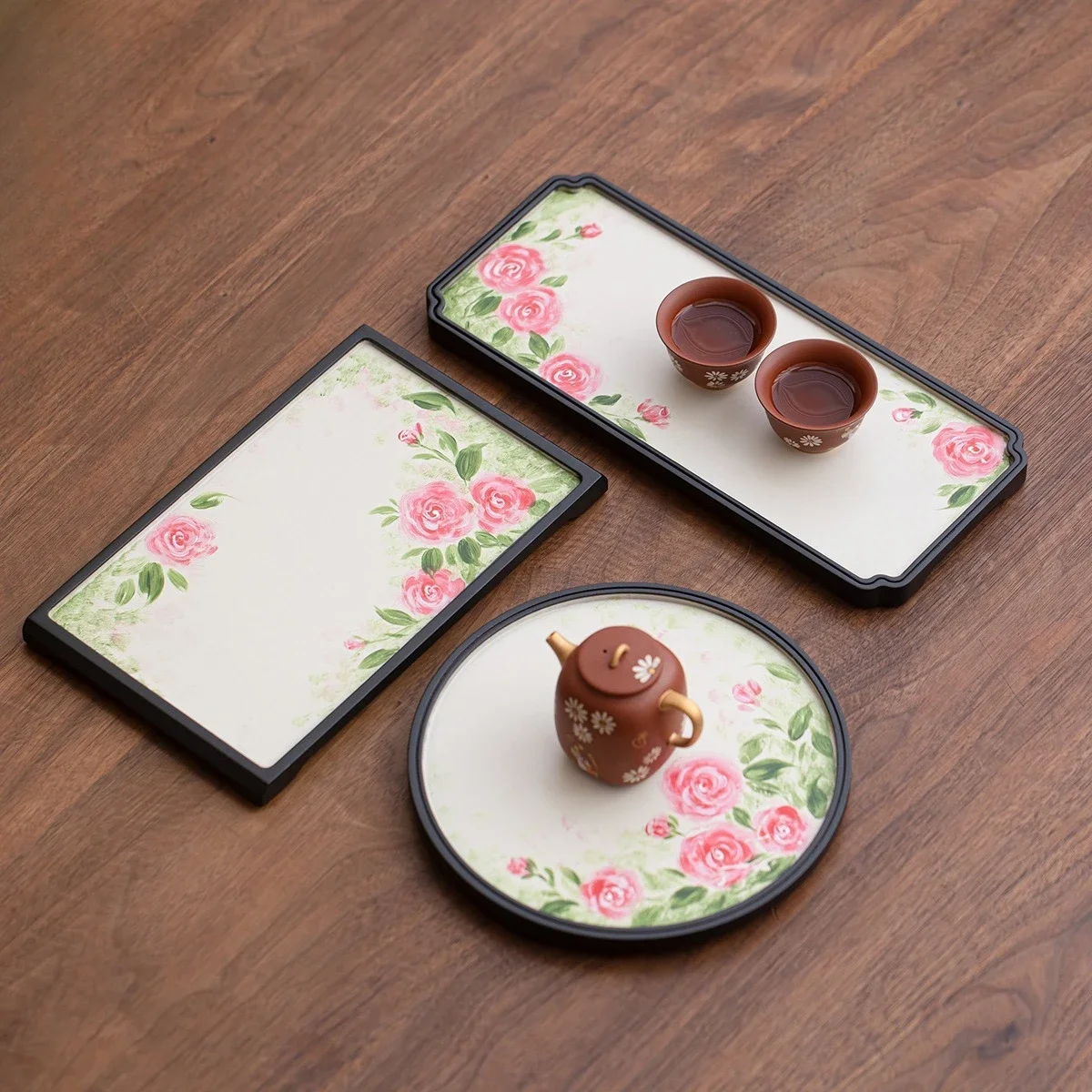 Pure Hand-painted Roses Heavy Bamboo Dried Bubble Tray Japanese Fresh Small Household Tray TeaTray Solid Wood Pot Bearing Gifts
Pure Hand-painted Roses Heavy Bamboo Dried Bubble Tray Japanese Fresh Small Household Tray TeaTray Solid Wood Pot Bearing Gifts