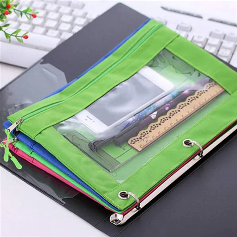 AOAO-Binder Pencil Pouch with Zipper Pulls, Pencil Case Enforced 3 Ring for School, Office, 14 Pack 7 Colors
AOAO-Binder Pencil Pouch with Zipper Pulls, Pencil Case Enforced 3 Ring for School, Office, 14 Pack 7 Colors