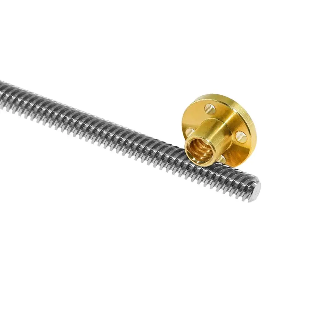 3D Printer Lead Screw Motor Threaded Rod High Quality Stainless Steel Smooth Quiet Long Life Copper Nut Matching Nut
3D Printer Lead Screw Motor Threaded Rod High Quality Stainless Steel Smooth Quiet Long Life Copper Nut Matching Nut