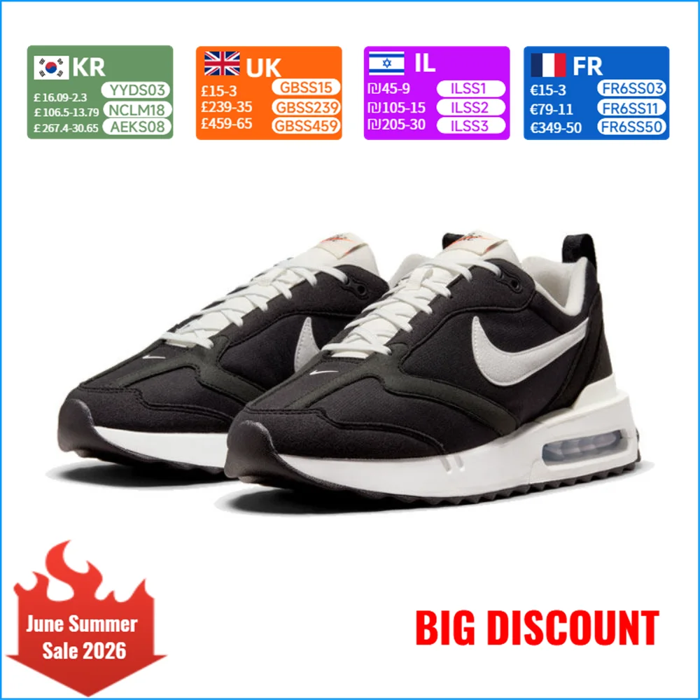 Nike Air Max Dawn Slip-Resistant, Durable Cushioning Sports Shoes Comfortable and Stylish Classic Low-Top Sneakers DJ3624-001
Nike Air Max Dawn Slip-Resistant, Durable Cushioning Sports Shoes Comfortable and Stylish Classic Low-Top Sneakers DJ3624-001