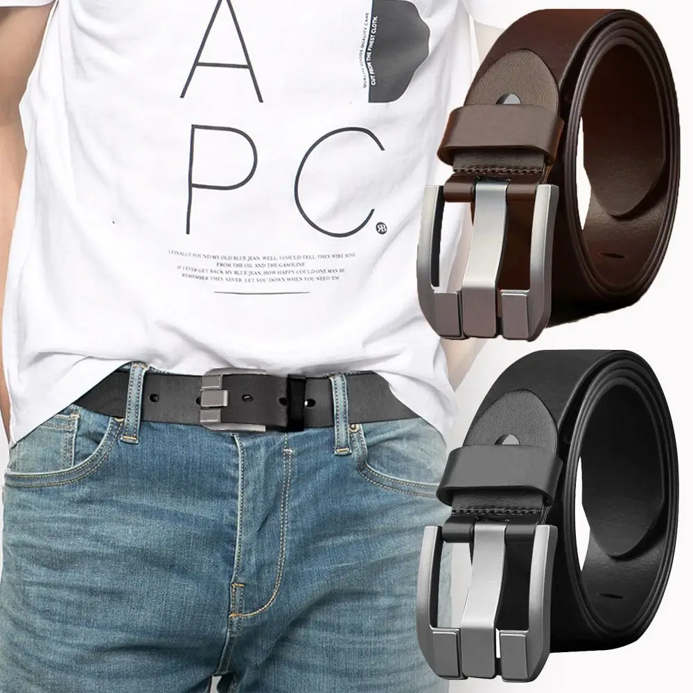 Retro Luxury Design Genuine Leather Belt Trendy Brand Casual Waist Strap Versatile Alloy Pin Buckle Waistband
Retro Luxury Design Genuine Leather Belt Trendy Brand Casual Waist Strap Versatile Alloy Pin Buckle Waistband