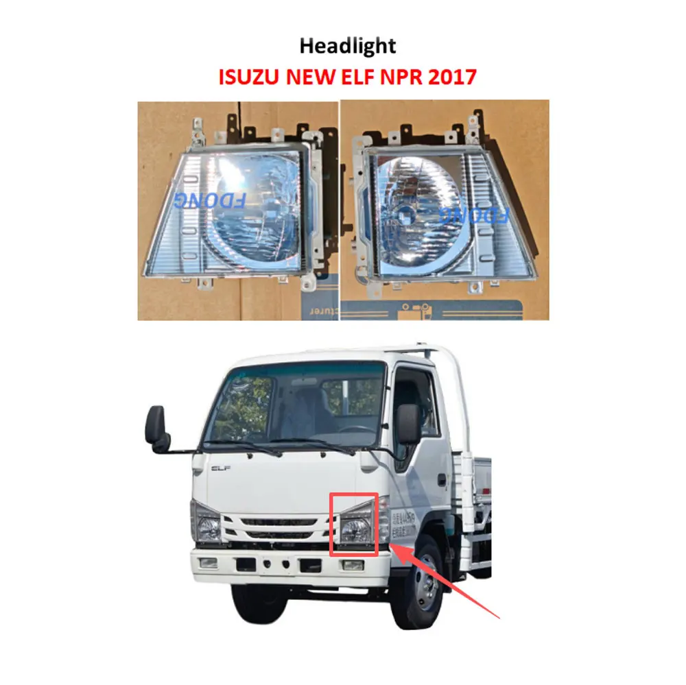 FDONG 1 Pcs Headlight for ISUZU NEW ELF NPR 2017
FDONG 1 Pcs Headlight for ISUZU NEW ELF NPR 2017