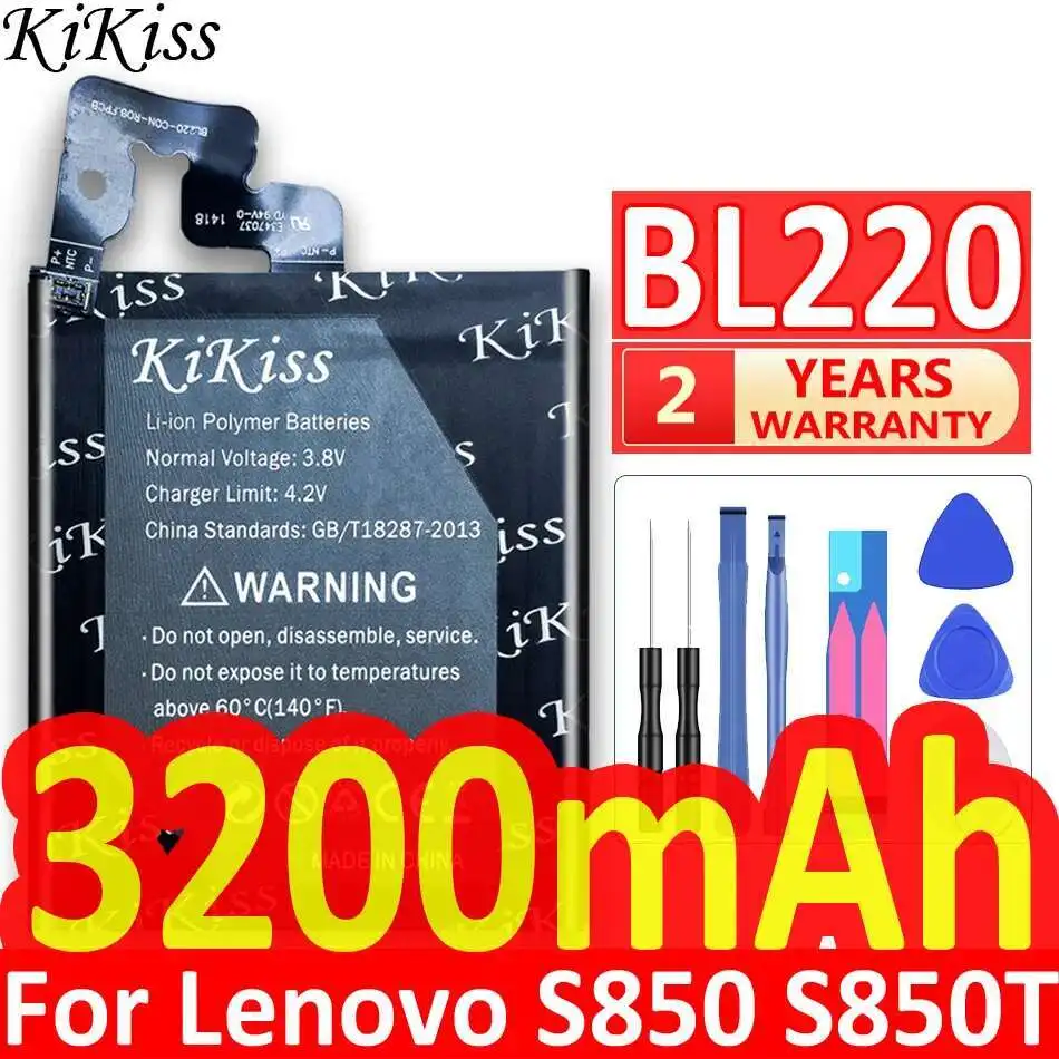 Для Lenovo S850 S850T 3200 мАч аккумулятор мобильного телефона большой емкости BL220
Для Lenovo S850 S850T 3200 мАч аккумулятор мобильного телефона большой емкости BL220