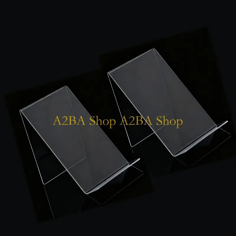 A2BA 2Pcs Clear Acrylic Display Stand Book Display Stand Decorative Plate Stand
A2BA 2Pcs Clear Acrylic Display Stand Book Display Stand Decorative Plate Stand