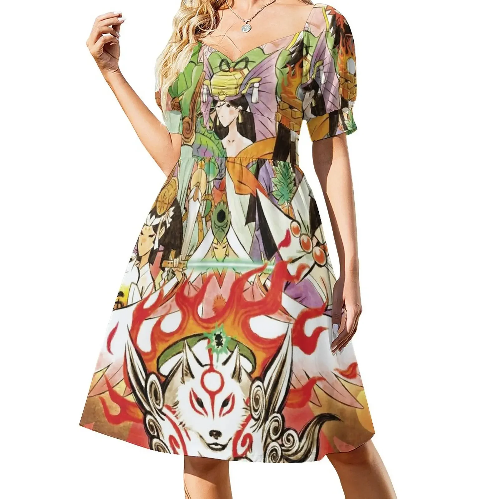 Okami HD cover Short-Sleeved Dress women's evening dresses 2025 loose summer dress long dresses for women womans clothing
Okami HD cover Short-Sleeved Dress women's evening dresses 2025 loose summer dress long dresses for women womans clothing