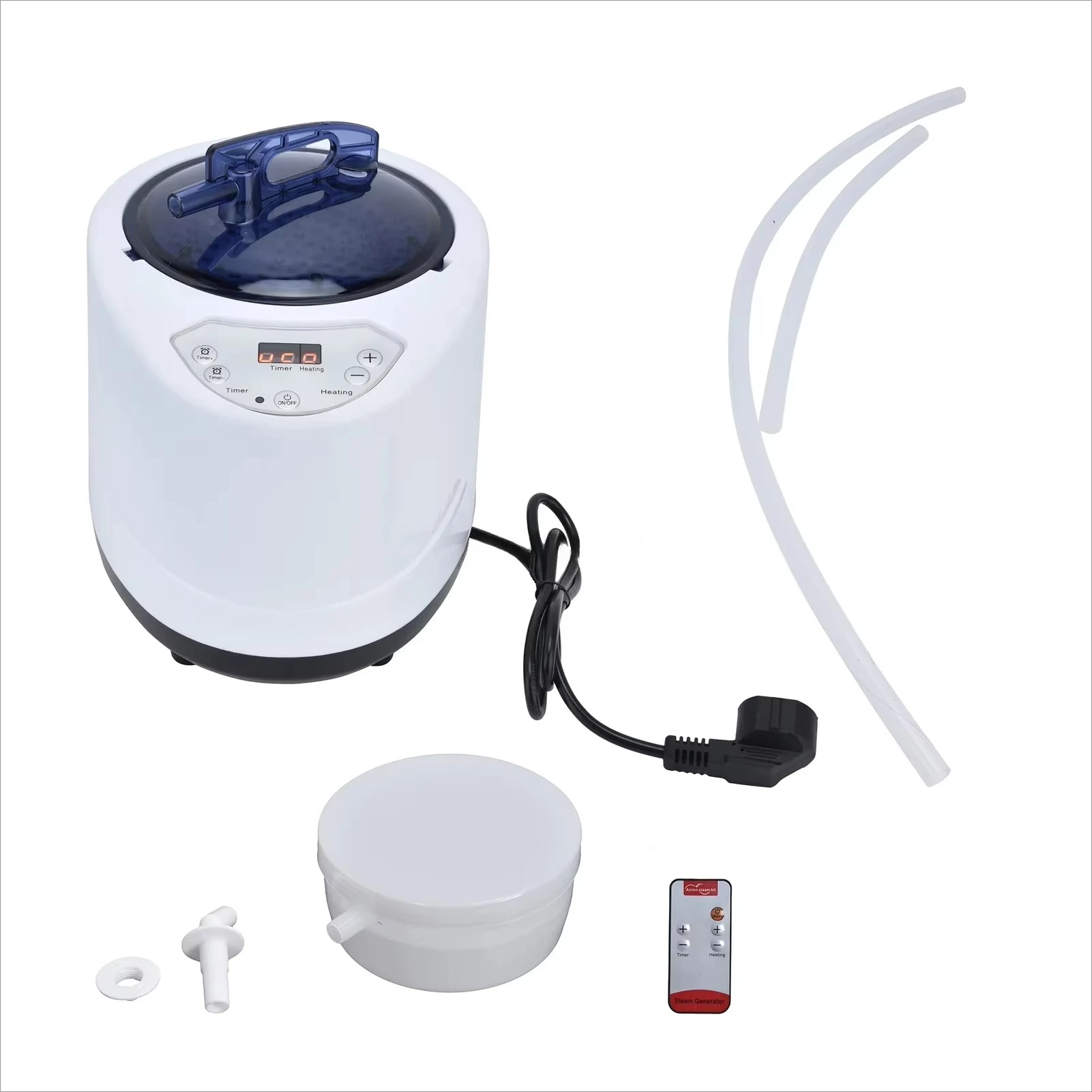 Electric 3L Steam Pot Generator with Control Panel Large Capacity Wet Steam for Bath Tub Sauna Room and Sauna Tents
Electric 3L Steam Pot Generator with Control Panel Large Capacity Wet Steam for Bath Tub Sauna Room and Sauna Tents