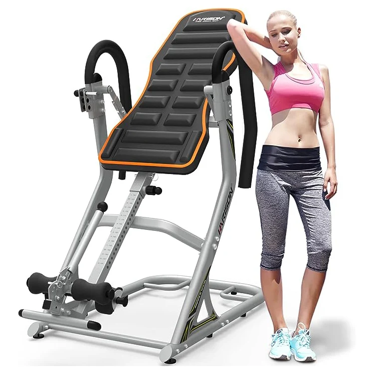 Heavy Duty Inversion Table for Back Pain Relief with 3D Memory Foam, Back Inversion Table with 180 Degree Full Inversion
Heavy Duty Inversion Table for Back Pain Relief with 3D Memory Foam, Back Inversion Table with 180 Degree Full Inversion