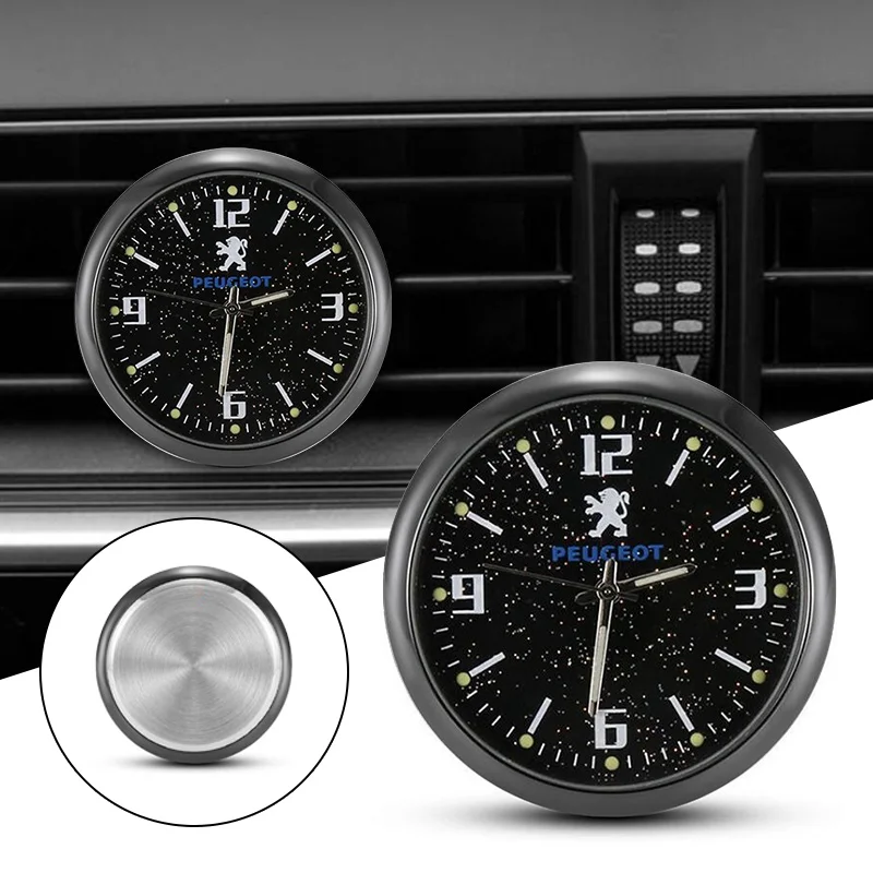Car Logo Air Outlet Dashboard Starry Night-light Clock For Peugeot 206 307 308 3008 207 208 407 508 2008 5008 107 Accessories
Car Logo Air Outlet Dashboard Starry Night-light Clock For Peugeot 206 307 308 3008 207 208 407 508 2008 5008 107 Accessories