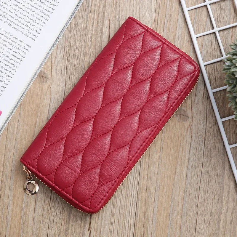 Leather Women Wallet Long New Fashion Luxury Trend PU Soft Purses for Women Zipper Coin Card Holder Small Clutch Bag Female Bags
Leather Women Wallet Long New Fashion Luxury Trend PU Soft Purses for Women Zipper Coin Card Holder Small Clutch Bag Female Bags