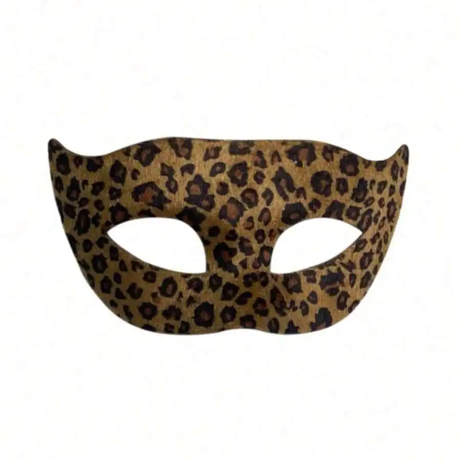 Leopard Print Half Face Mask For Costume Party Cosplay
Leopard Print Half Face Mask For Costume Party Cosplay
