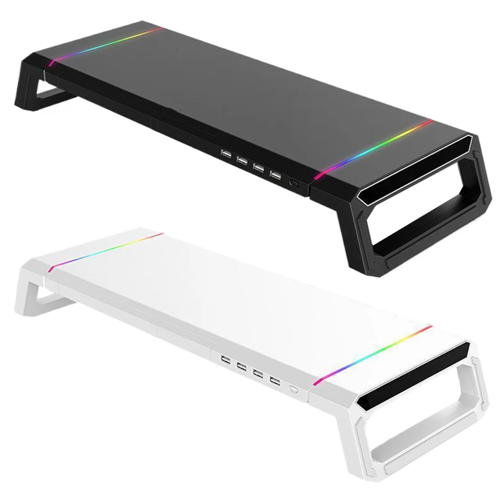 Computer Monitor Stand Luminous Desktop Game Console Computer Display Stand With flow light USB Expansion Stand
Computer Monitor Stand Luminous Desktop Game Console Computer Display Stand With flow light USB Expansion Stand
