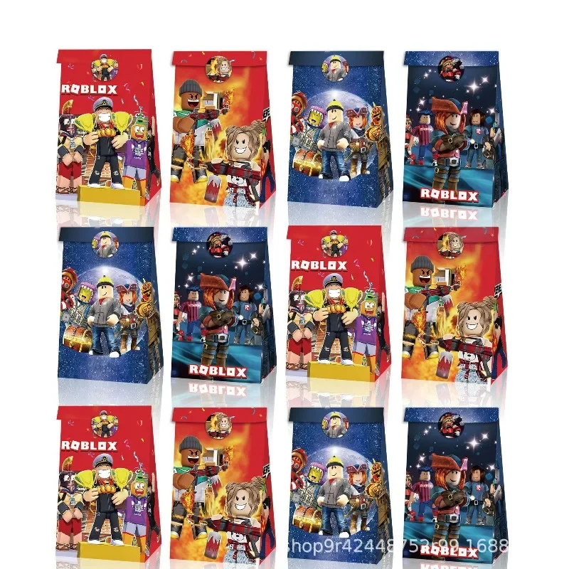 Robloxs Birthday Bags Party Favor Boxes Surprise Gift Candy Goodie Box Kid Halloween Game Shower DIY Robot Party Decoration
Robloxs Birthday Bags Party Favor Boxes Surprise Gift Candy Goodie Box Kid Halloween Game Shower DIY Robot Party Decoration